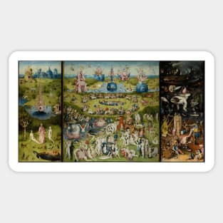 The Garden of Earthly Delights -  Hieronymus Bosch Sticker